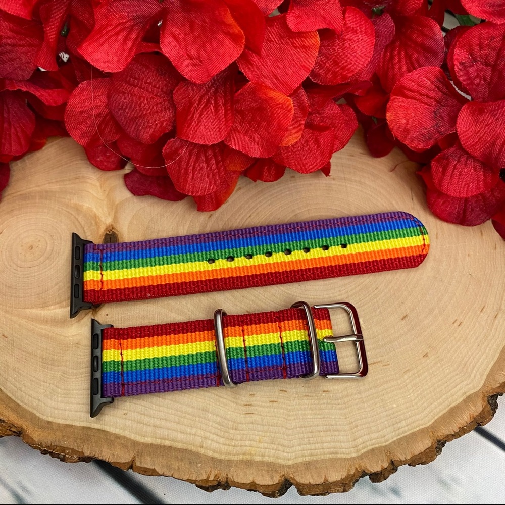đRainbow Nylon Watchband for Apple Watch - Picture 10 of 15